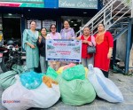 भोटेकोशी–त्रिशूली बाढीपीडितका लागि लमजुङ उद्योग वाणिज्य संघको राहत संकलन अभियान