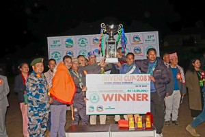 एपिएफले चुम्यो ३२औं त्रिवेणी कपको उपाधि