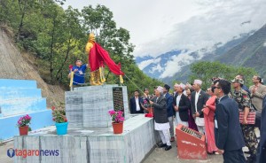 राष्ट्रकविको जन्मथलोमा पूर्णकदको शालिक, राष्ट्रपतिले गरे अनावरण