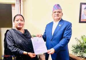 कांग्रेस गण्डकी संसदीय दलको सचेतकमा टिकाकुमारी बस्याल