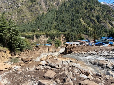 चामेमा थुनिएको मर्स्याङ्दी विस्फोट गरेर खोल्ने तयारी