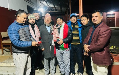 नेपाल पत्रकार महासंघ लमजुङ शाखाको अध्यक्षमा पौडेल