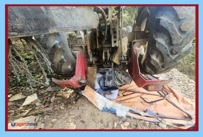 लमजुङमा आफैंले चलाएको ट्याक्टरले च्यापेर चालकको मृत्यु 