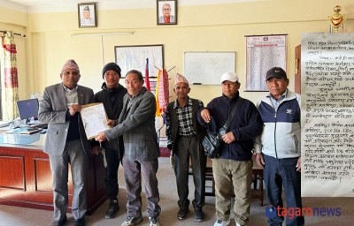 मर्स्याङ्दी बेँसी हाइड्रो बन्नुपर्ने माग सहित अति प्रभावितले बुझाए ध्यानाकर्षणपत्र