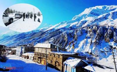 मनाङको मौसम खुलेसँगै गन्तव्यतर्फ पर्यटक 