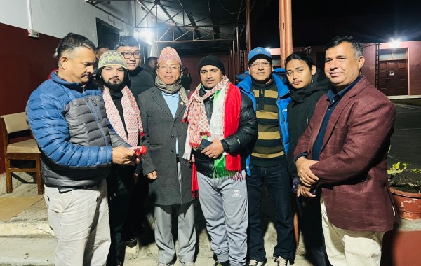 नेपाल पत्रकार महासंघ लमजुङ शाखाको अध्यक्षमा पौडेल